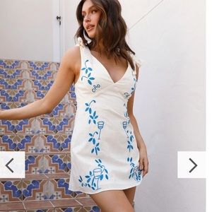 Billy J Abiba Blue Ciao Mini Dress